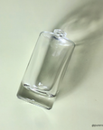100ml Liril Round Clear Empty Glass Perfume Bottle FEA 15 Crimp Neck