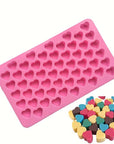 Buy Online 55 Cavities Mini Heart Silicone Mould (PUR1015-85) in India - Purenso Select
