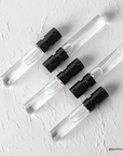 2ml Clear Glass Perfume Tester Vial with Black Sprayer