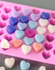 Buy Online 55 Cavities Mini Heart Silicone Mould (PUR1015-85) in India - Purenso Select