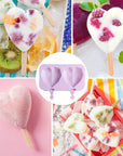 Buy Online 2 Cavities Heart Ice Cream Popsicle Silicone Mould (PUR1015-87) in India - Purenso Select