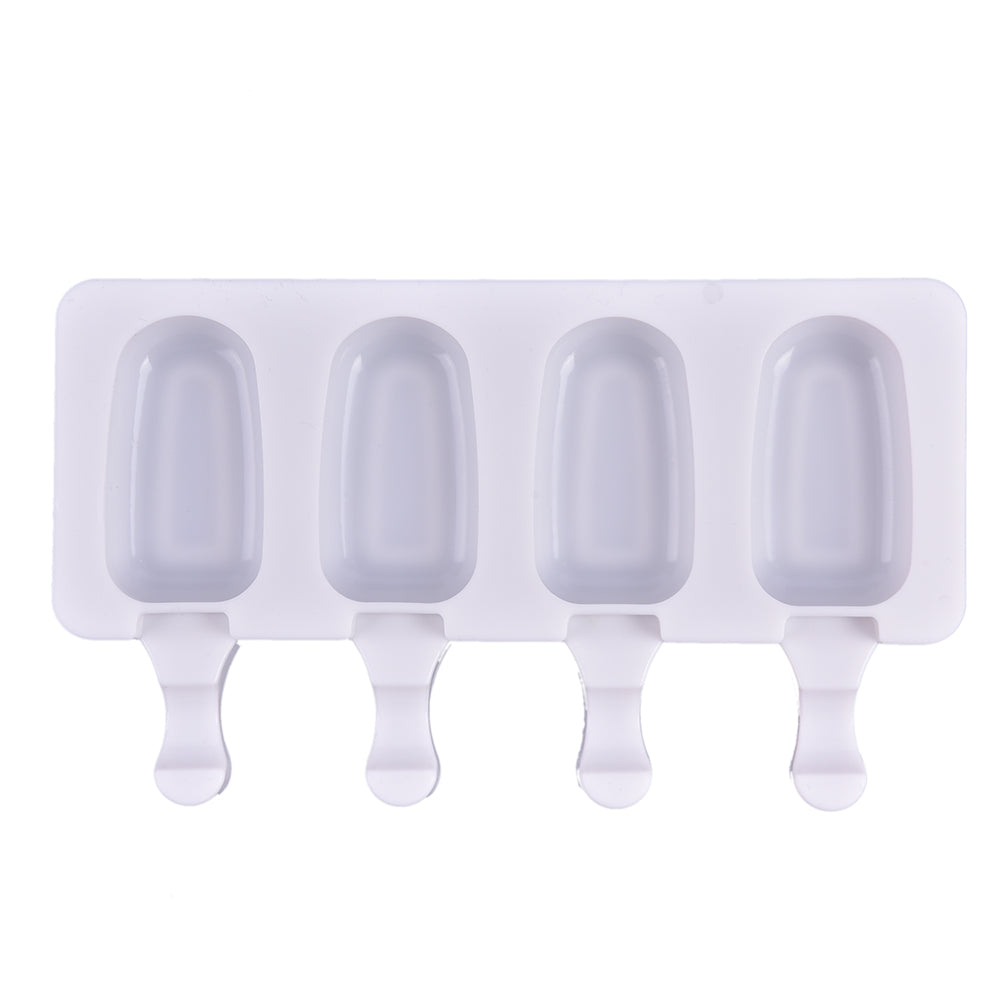 Buy Online 4 Cavities Ice Cream Popsicle Silicone Mould (PUR1015-86) in India - Purenso Select