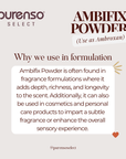 Buy Online Ambifix Powder (Use as Ambroxan) in India - Purenso Select