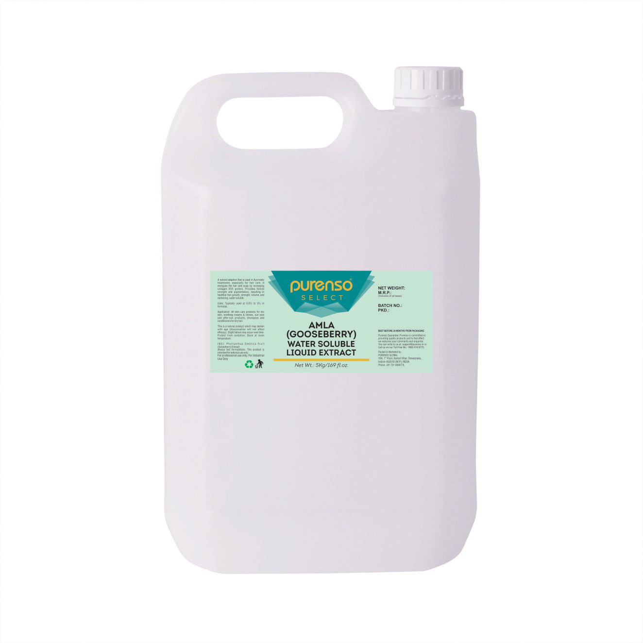 Buy Online Amla Liquid Extract (Indian Gooseberry) - Water Soluble in India - Purenso Select