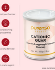 Buy Online Cationic Guar (Guar Hydroxypropyltrimonium Chloride) / GHTC in India - Purenso Select