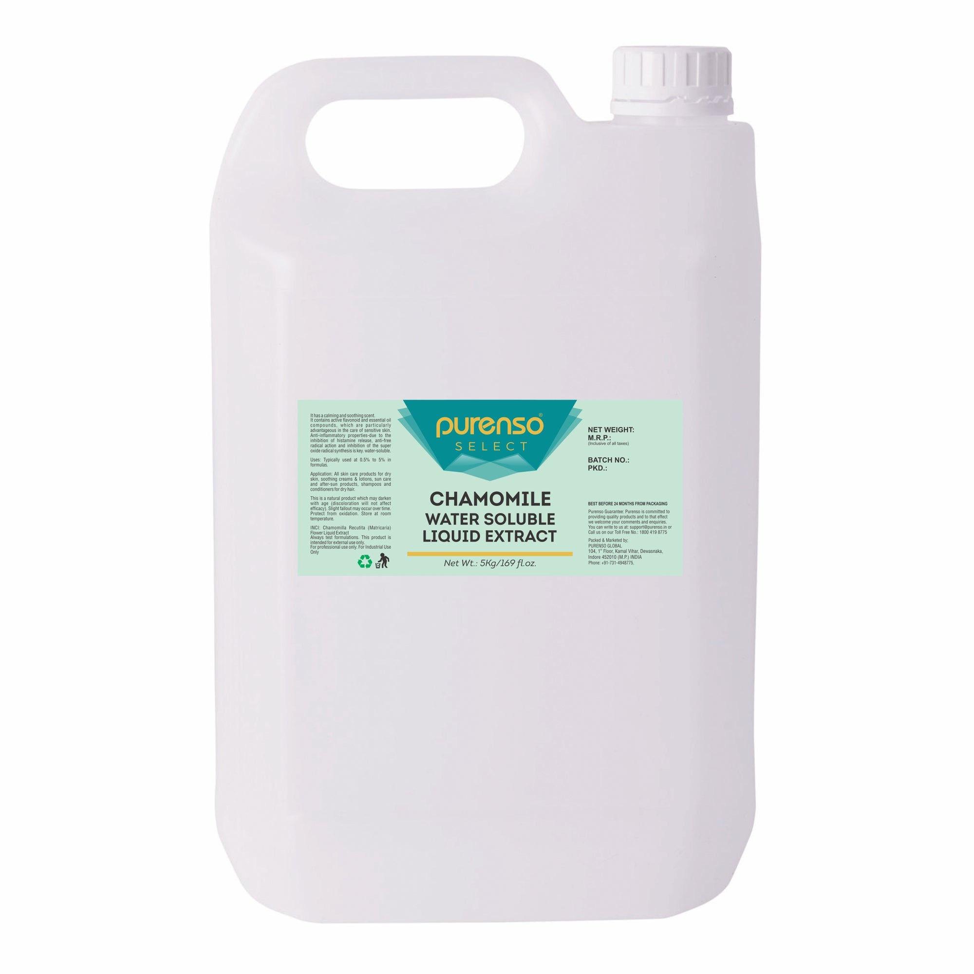 Buy Online Chamomile Liquid Extract - Water Soluble in India - Purenso Select