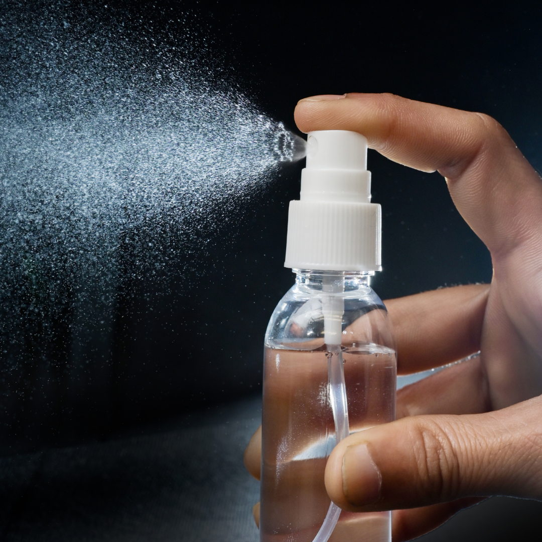 Buy Online 50ml Clear Bullet Plastic Bottle with Mist Spray Pump in India - Purenso Select