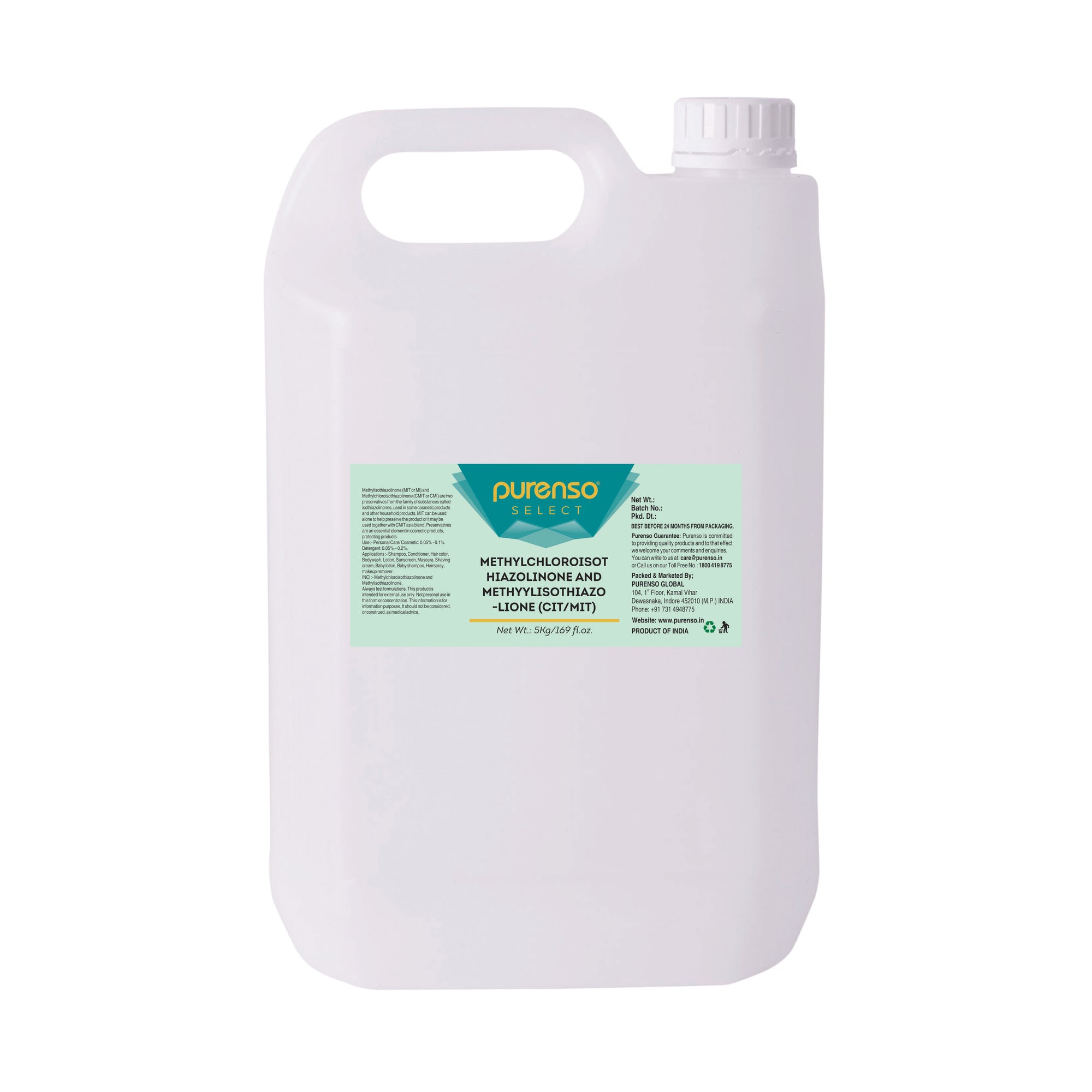 Buy Online Methylchloroisothiazolinone and Methylisothiazolinone (CIT/MIT) in India - Purenso Select