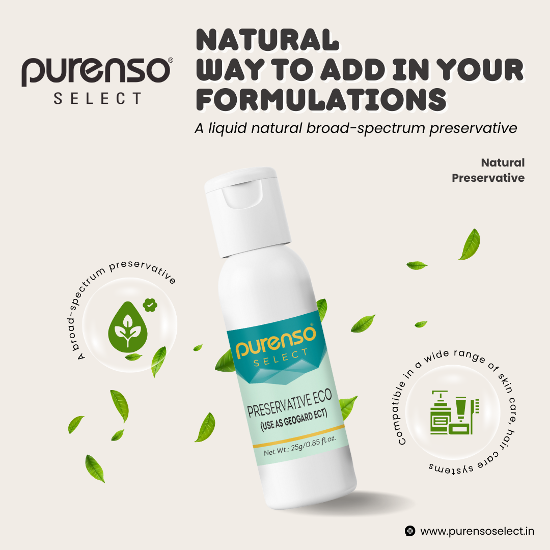 Buy Online Preservative ECO (Use as a Geogard ECT) in India - Purenso Select