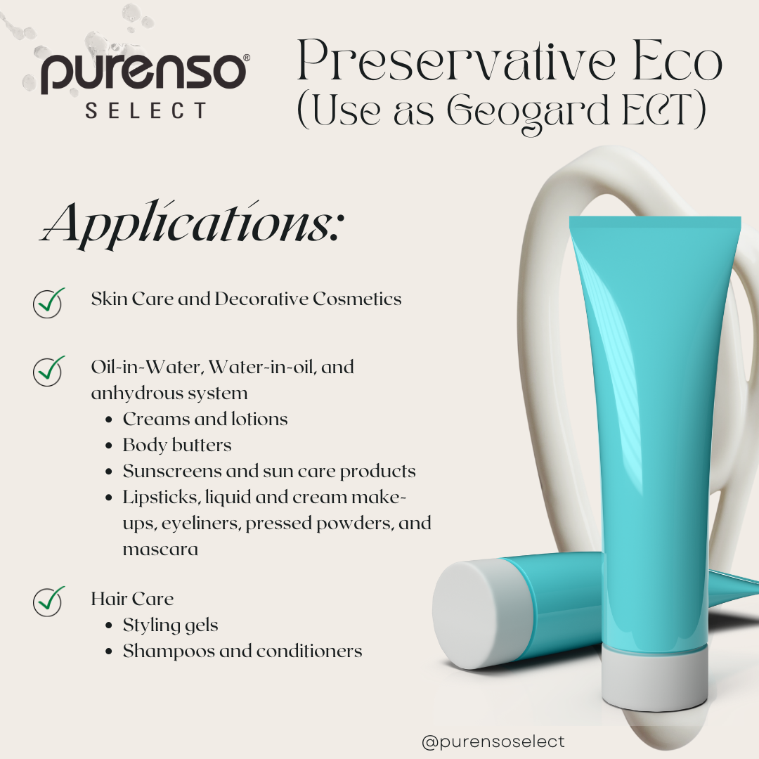Buy Online Preservative ECO (Use as a Geogard ECT) in India - Purenso Select