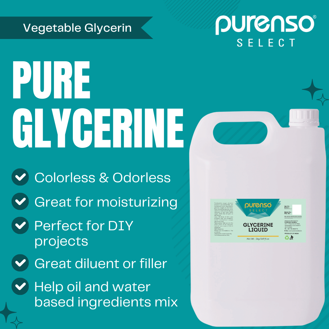 Buy Online Vegetable Glycerine Liquid in India - Purenso Select
