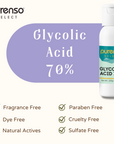 Buy Online Glycolic Acid 70% in India - Purenso Select