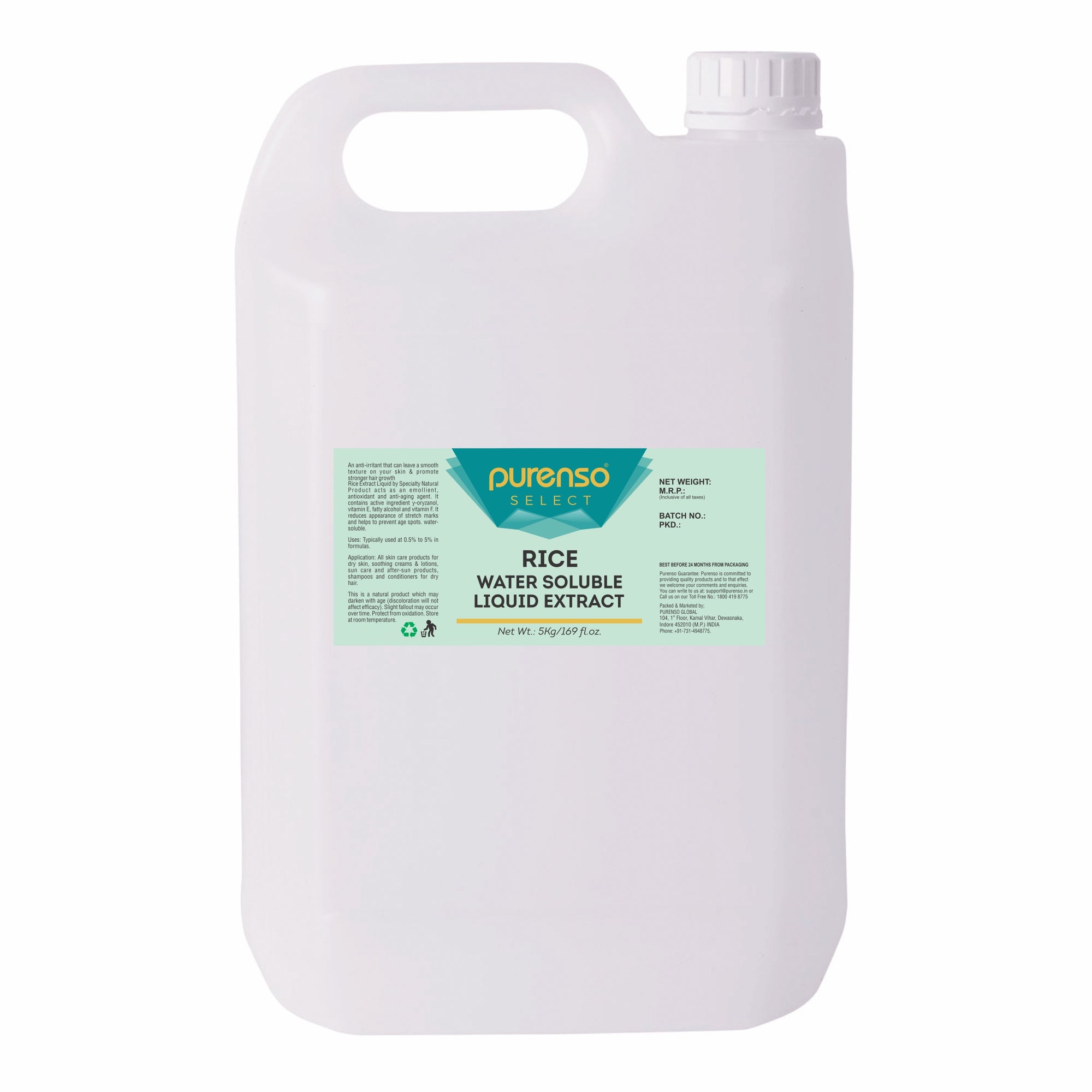 Buy Online Rice Liquid Extract - Water Soluble in India - Purenso Select