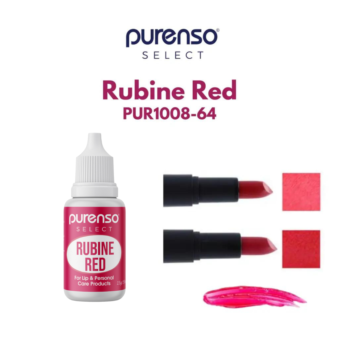 Buy Online Rubine Red (For Lip & Personal Care Products) in India - Purenso Select