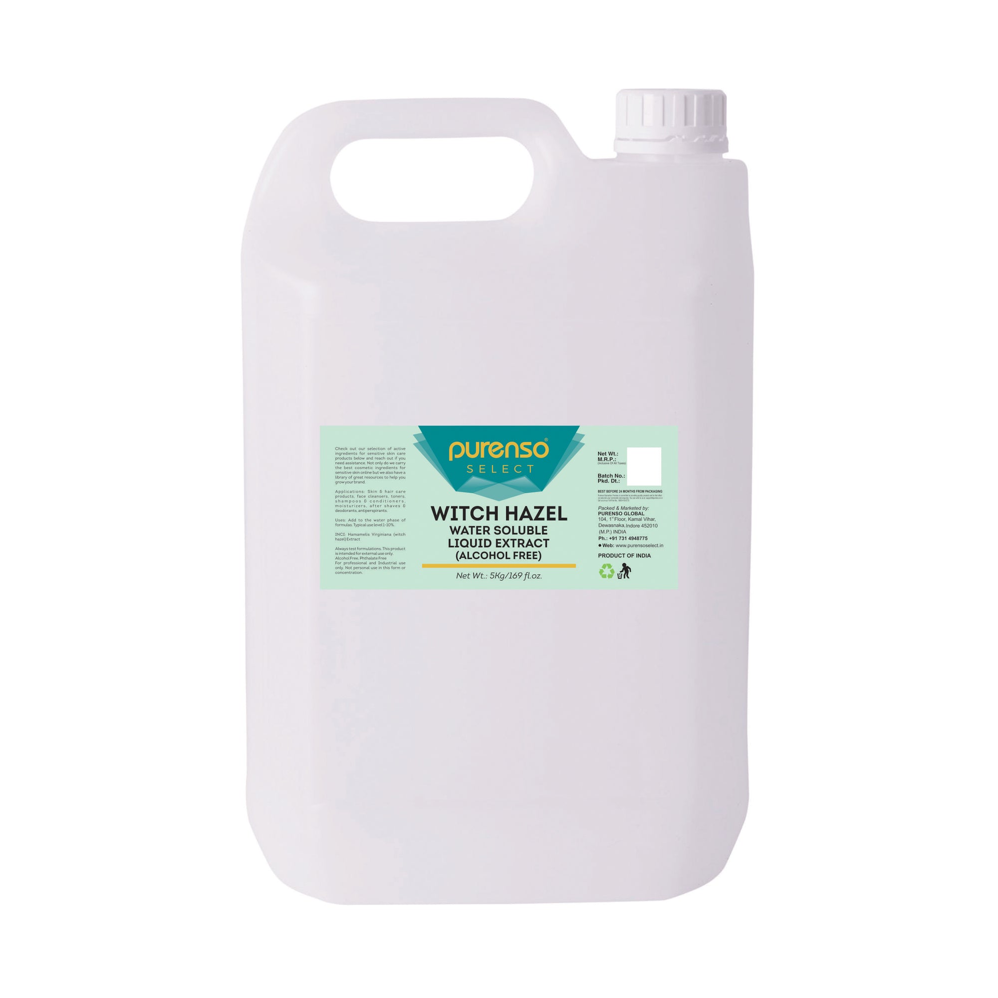 Buy Online Witch Hazel Liquid Extract (Alcohol Free) in India - Purenso Select