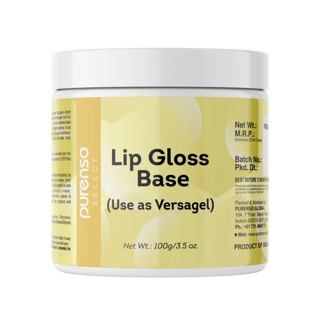 Buy Online Lip Gloss Base (Use as Versagel) in India - Purenso Select