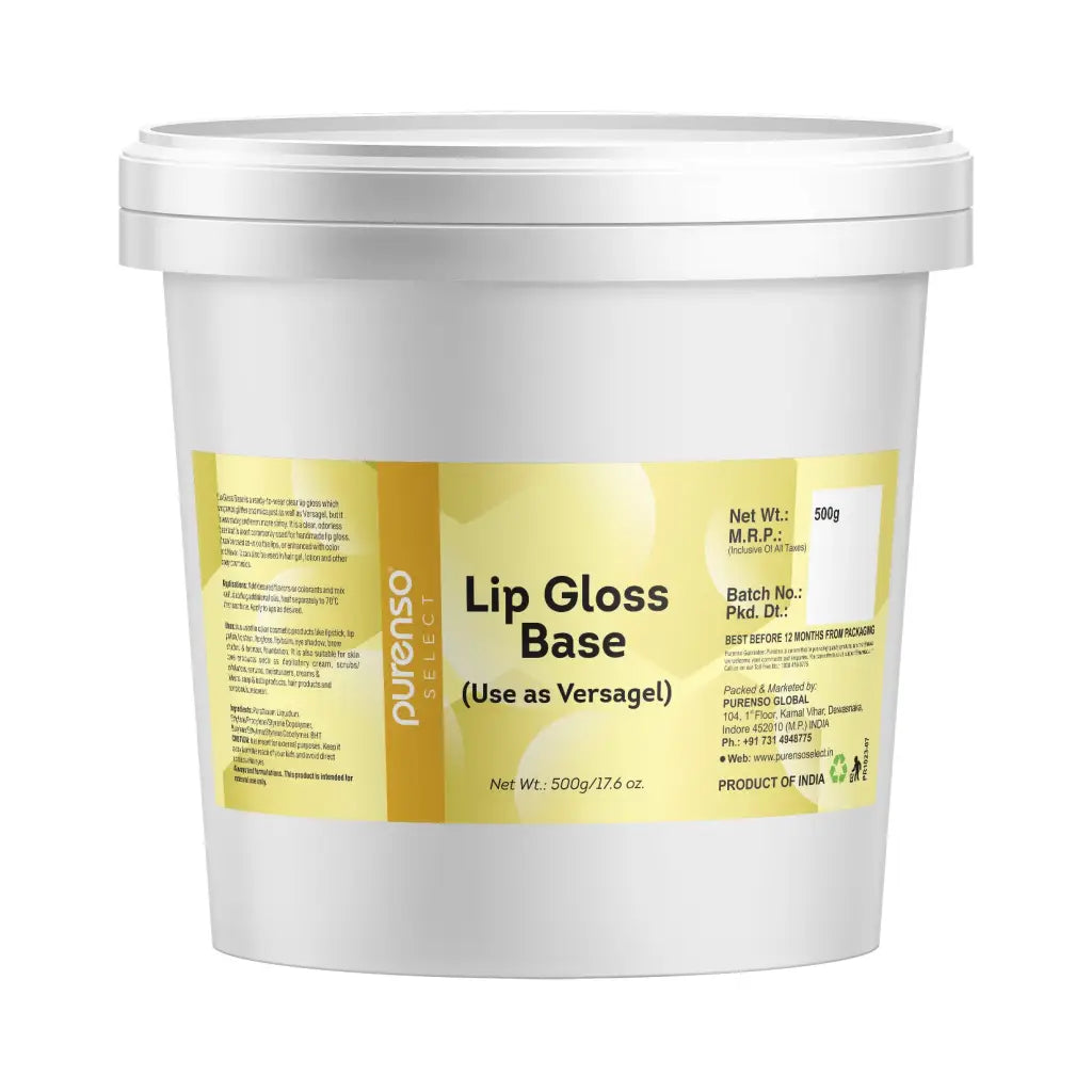 Buy Online Lip Gloss Base (Use as Versagel) in India - Purenso Select