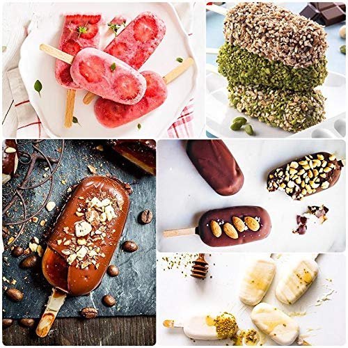 Buy Online 4 Cavities Ice Cream Popsicle Silicone Mould (PUR1015-86) in India - Purenso Select