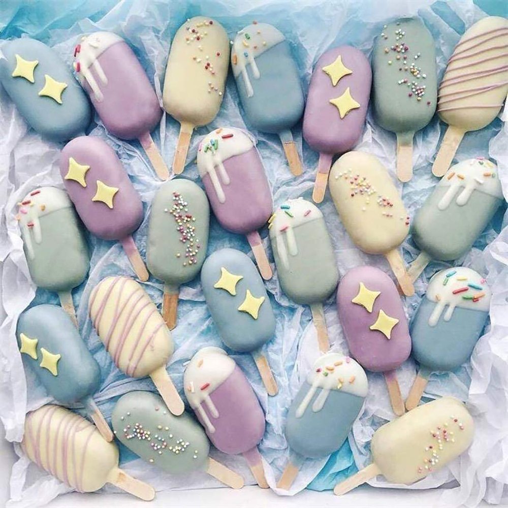 Buy Online 4 Cavities Ice Cream Popsicle Silicone Mould (PUR1015-86) in India - Purenso Select