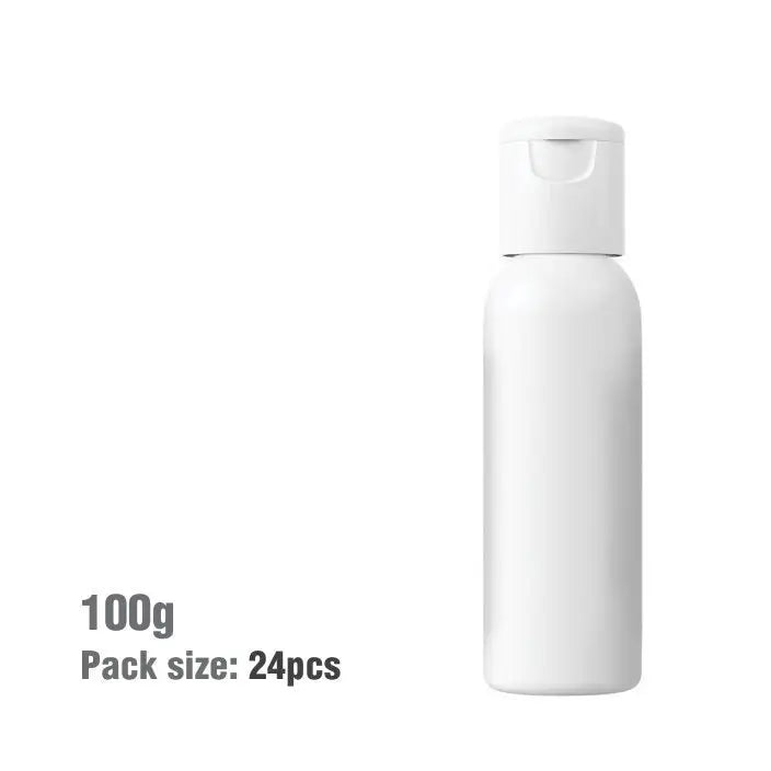 Buy Online 100ml White Bullet Plastic Bottle with Fliptop Cap in India - Purenso Select