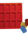 Buy Online 12 Cavities Rounded Rectangle Shape Mould (PUR1015-31) in India - Purenso Select