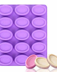 Buy Online 15 Cavities Raised Bottom Oval Shape Mould (PUR1015-37) in India - Purenso Select