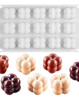 Buy Online 15 Cavities Small 3D Bubble Cube Mould (PUR1015-57) in India - Purenso Select
