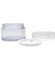 15ml Clear Acrylic Jar & Clear Frosted Cap with Foam Liner - PurensoSelect