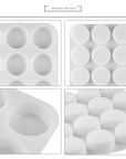 Buy Online 16 Cavities Silicone Cylinder Round Mould (PUR1015-04) in India - Purenso Select