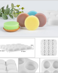 Buy Online 16 Cavities Silicone Cylinder Round Mould (PUR1015-04) in India - Purenso Select