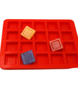 Buy Online 20 Cavities Raised Bottom Square Shape Mould (PUR1015-34) in India - Purenso Select