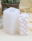 Buy Online 3D Rope Knot Twisted Pillar Candle Silicone Mould (PUR1015-69) in India - Purenso Select