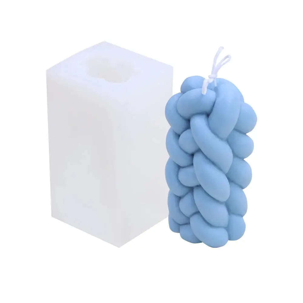 3D Small Bubble Ball Pillar Candle Silicone Mould (PUR1015-71)