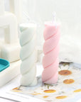 Buy Online 3D Twisted Thick Rope Pillar Candle Silicone Mould (PUR1015-68) in India - Purenso Select
