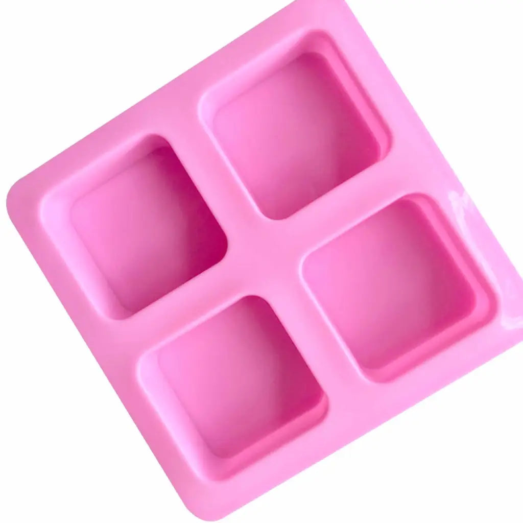 Buy Online 4 Cavities Square Shape Silicone Mould (PUR1015-20) in India - Purenso Select