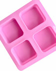 4 Cavities Square Shape Silicone Mould (PUR1015-20) - PurensoSelect