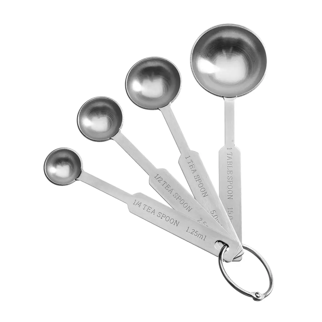 Buy Online 4-Pieces Stainless Steel Measuring Spoon Set PUR1015-40 in India - Purenso Select