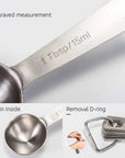 Buy Online 4-Pieces Stainless Steel Measuring Spoon Set PUR1015-40 in India - Purenso Select