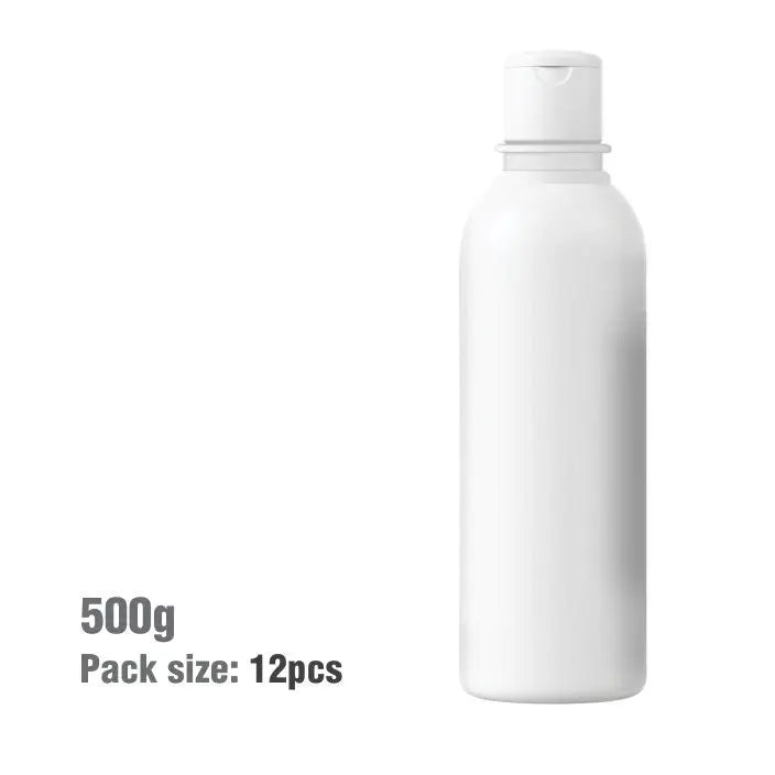 500ml White Bullet Plastic Bottle with Fliptop Cap - PurensoSelect