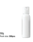 Buy Online 50ml White Bullet Plastic Bottle with Fliptop Cap in India - Purenso Select