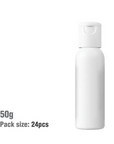 Buy Online 50ml White Bullet Plastic Bottle with Fliptop Cap in India - Purenso Select