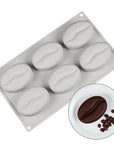 Buy Online 6 Cavities Coffee Beans Silicone Mould (PUR1015-53) in India - Purenso Select