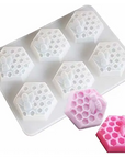 Buy Online 6 Cavities Honeybee Honeycomb Shape Mould (PUR1015-17) in India - Purenso Select