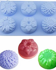 Buy Online 6 Cavities Mixed Flower Mould (PUR1015-15) in India - Purenso Select