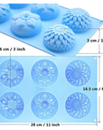 Buy Online 6 Cavities Mixed Flower Mould (PUR1015-15) in India - Purenso Select