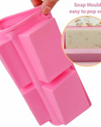 Buy Online 6 Cavities Rectangle Shape Sharp Edges Mould (PUR1015-23) in India - Purenso Select