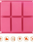 Buy Online 6 Cavities Rectangle Shape Sharp Edges Mould (PUR1015-23) in India - Purenso Select