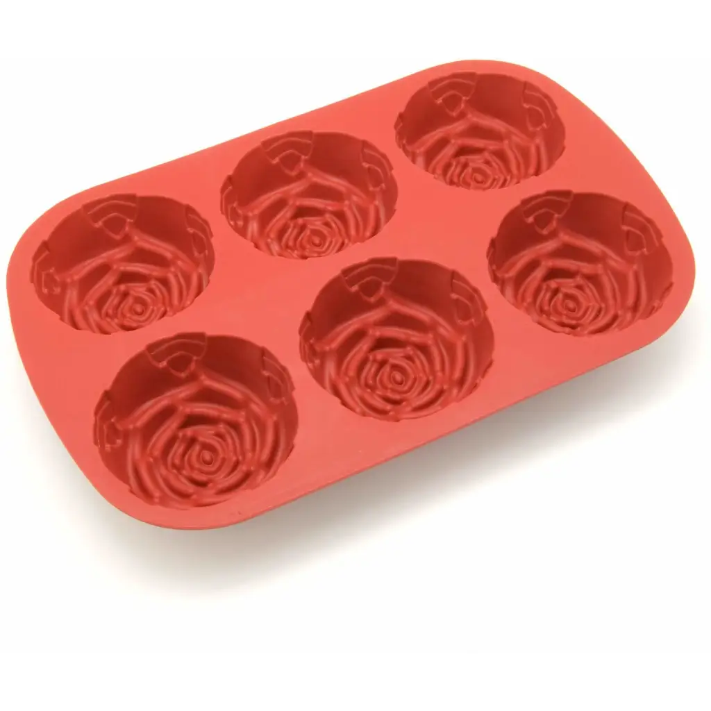 Buy Seven seas Silicone Cake Mould - 6 Cavity, Rose, Assorted Colour Online  at Best Price of Rs 599 - bigbasket