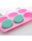 Buy Online 6 Cavities Round Oval Shape Mould (PUR1015-18) in India - Purenso Select