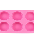 Buy Online 6 Cavities Round Oval Shape Mould (PUR1015-18) in India - Purenso Select